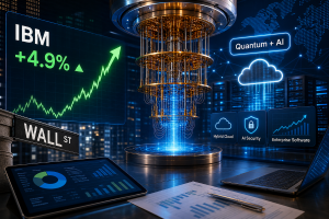 Big Blue IBM Stock Jumps 4.9% as JPMorgan Upgrade and Quantum Push Lift Sentiment