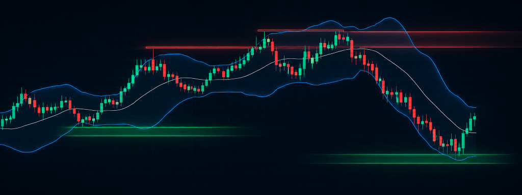 7. Bollinger Bands – Dynamic Support and Resistance