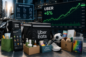 UBER Stock Jumps 6% as Uber Eats Retail Expansion Fuels Recovery Rally