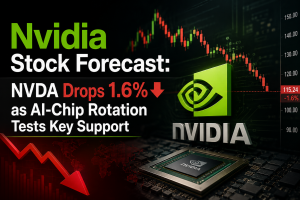 Nvidia Stock Forecast: NVDA Drops 1.6% as AI-Chip Rotation Tests Key Support