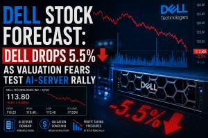 Dell Stock Forecast: DELL Drops 5.5% as Valuation Fears Test AI-Server Rally
