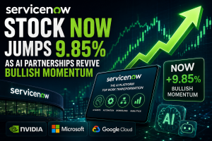 ServiceNow Stock NOW Jumps 9.85% as AI Partnerships Revive Bullish Momentum