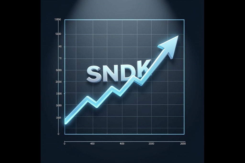 Sandisk stock is outperforming other tech stocks in 2026.