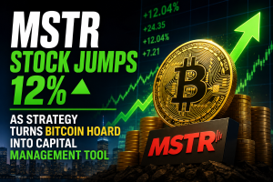 MSTR Stock Jumps 12% as Strategy Turns Bitcoin Hoard Into Capital Management Tool