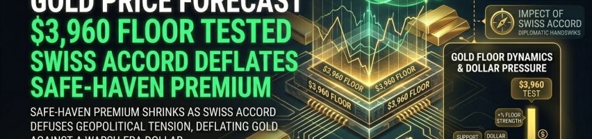 Image for Gold Price Forecast: $3,960 Floor Tested as Swiss Accord Deflates Safe-Haven Premium Against Warsh-Era Dollar