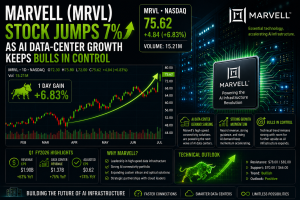 Marvell Stock Jumps 7% as AI Data-Center Growth Keeps Bulls in Control