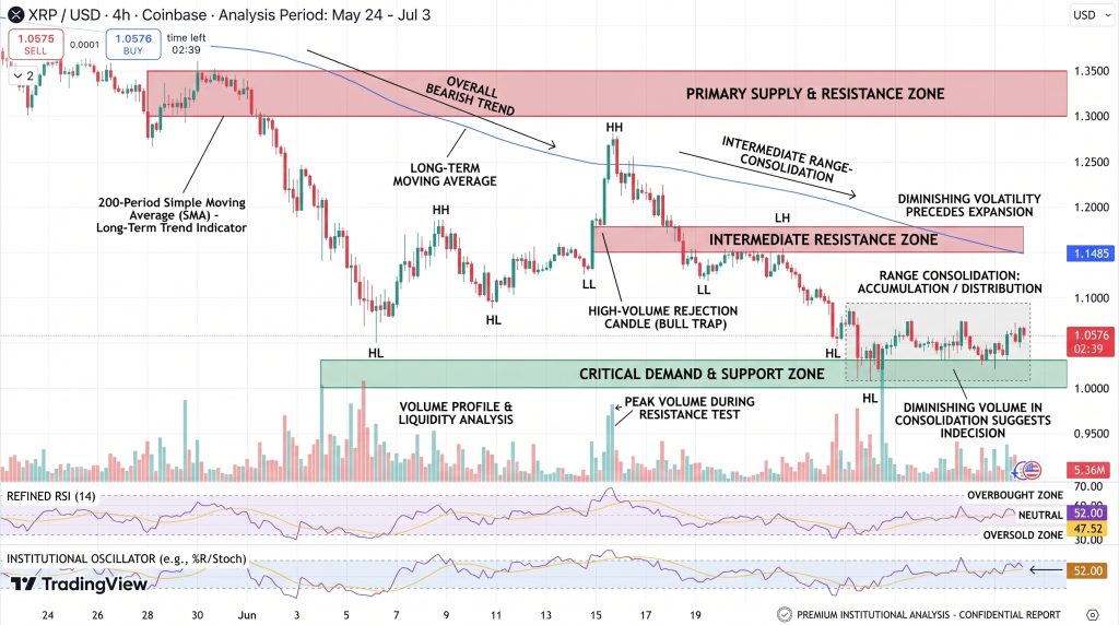 XRP/USD Price Chart - Source: Tradingview