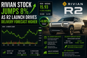 Rivian Stock Jumps 8% as R2 Launch Drives Delivery Forecast Higher