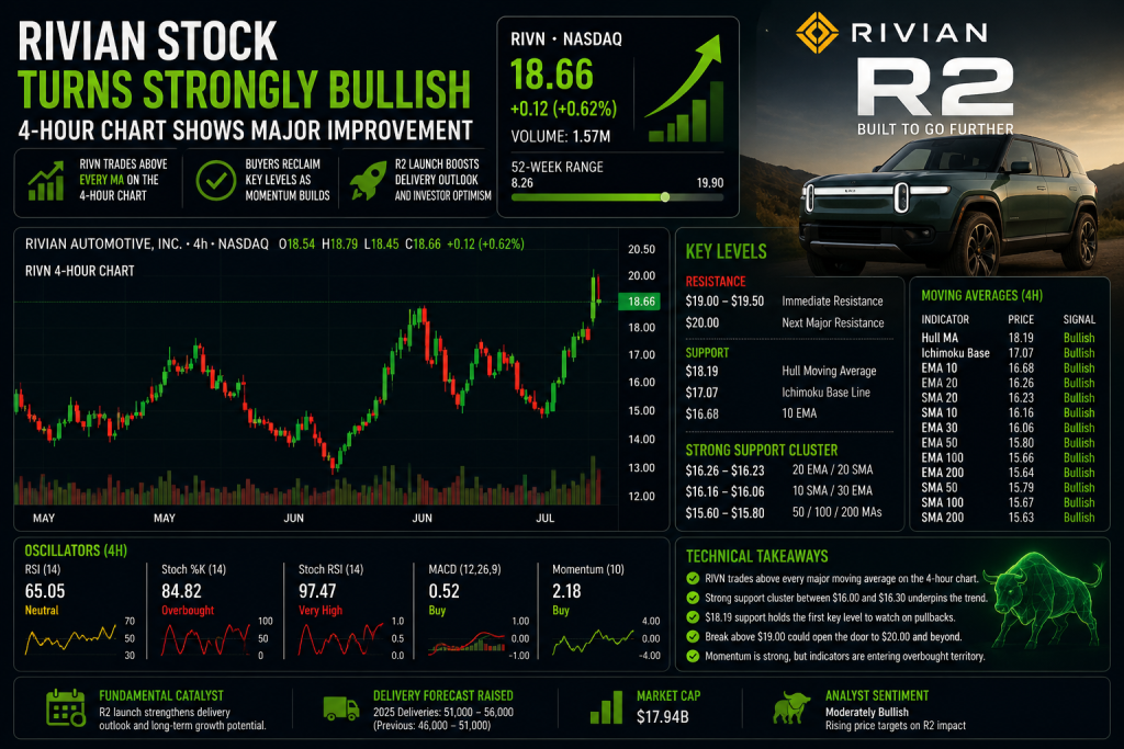 Rivian Stock Jumps 8% as R2 Launch Drives Delivery Forecast Higher