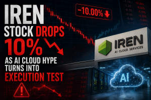 IREN Stock Drops 10% as AI Cloud Hype Turns Into Execution Test