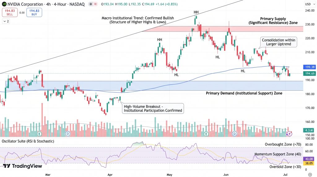 NVIDIA Stock Price Chart - Source: Tradingview