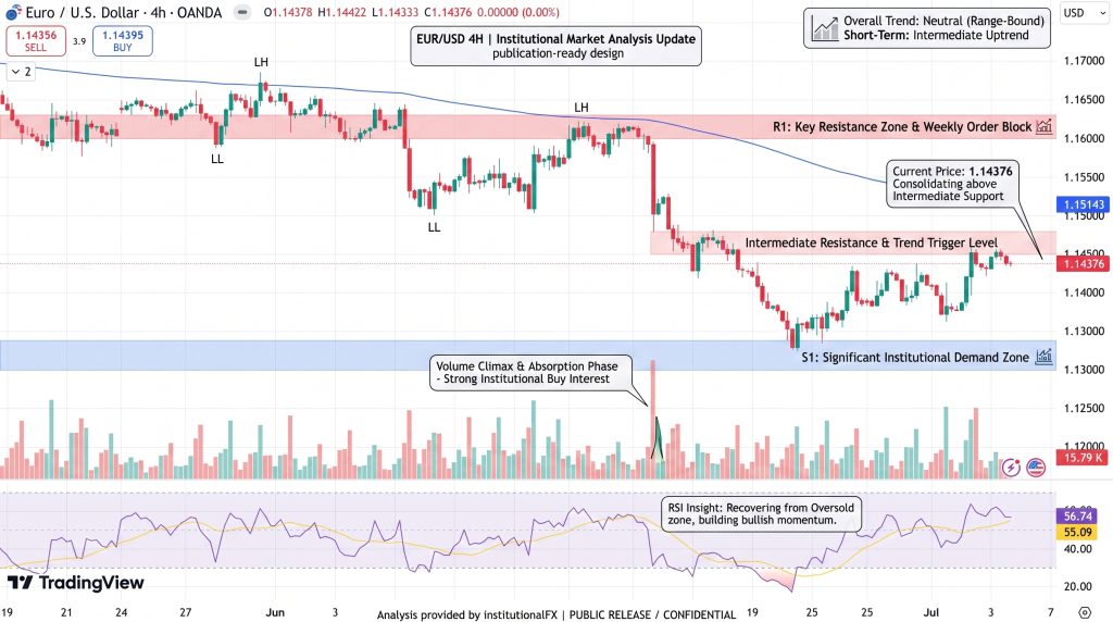 EUR/USD Price Chart - Source: Tradingview