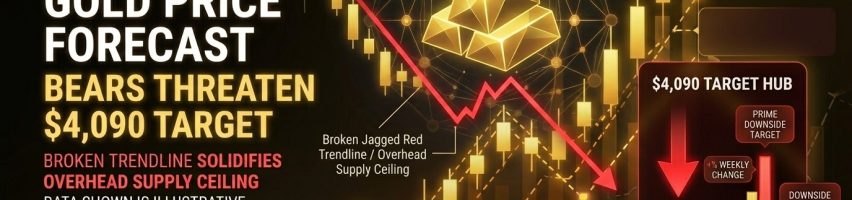 Image for Gold Price Forecast: Bears Threaten $4,090 Target as Broken Trendline Solidifies Overhead Supply Ceiling