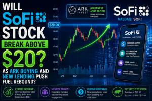 Will SoFi Stock Break Above $20 as ARK Buying and New Lending Push Fuel Rebound?
