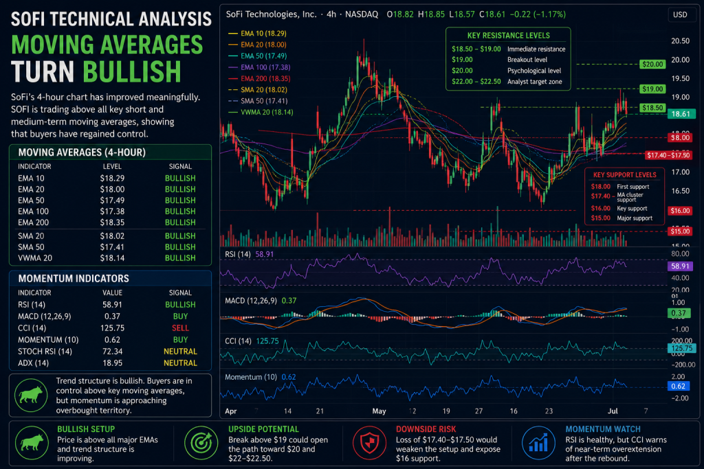 Will SoFi Stock Break Above $20 as ARK Buying and New Lending Push Fuel Rebound?