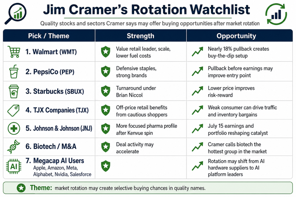 Jim Cramer's Top Stock Picks: Market Rotation Is Creating Fresh Buying Opportunities