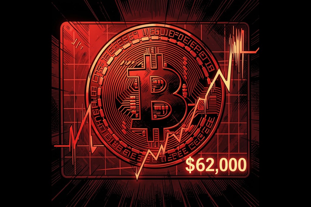 Bitcoin slipped to $62K after making some decent gains over he last few days.