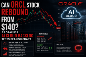 Can ORCL Stock Rebound From $140 as Oracle's AI Cloud Backlog Tests Bearish Chart?