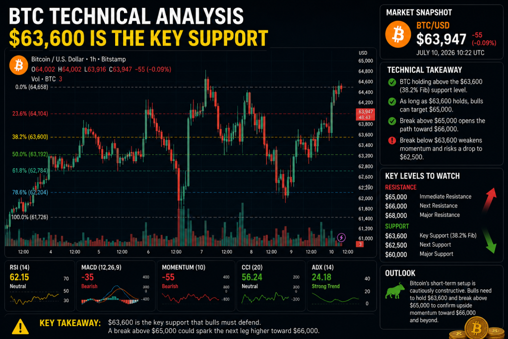 Can BTC Break Above $65,000 as Bitcoin ETF Inflows End 10-Day Selloff?