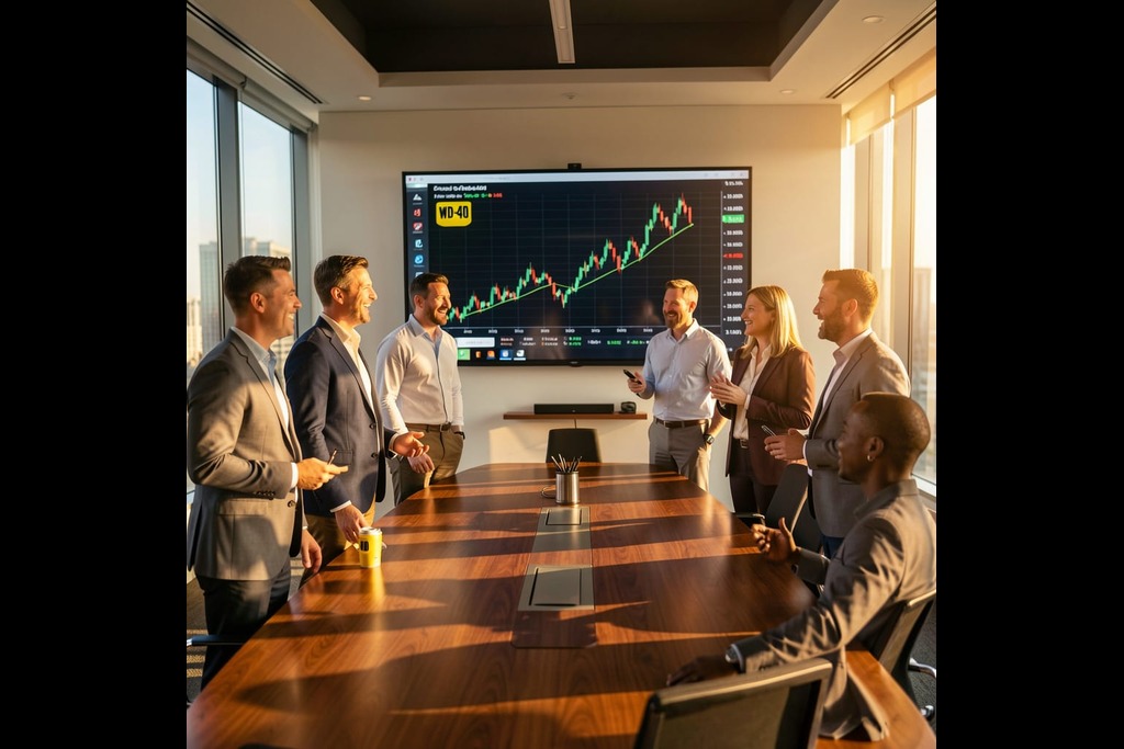 On Friday, WD-40's stock shot up on excellent quarterly income.