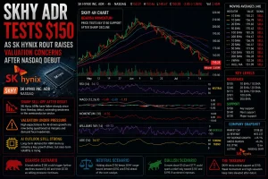 SKHY ADR Tests $150 as SK Hynix Rout Raises Valuation Concerns After Nasdaq Debut