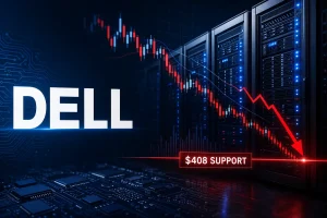 DELL Stock Tests $408 Support as AI Server Optimism Fails to Stop Hardware Selloff