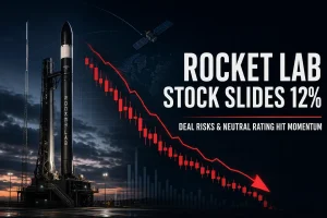 Rocket Lab Stock Slides 12% as Iridium Deal Risks and Neutral Rating Hit Momentum
