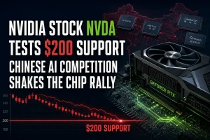 Nvidia Stock NVDA Tests $200 Support as Chinese AI Competition Shakes the Chip Rally