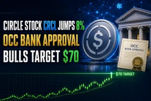 Circle Stock CRCL Jumps 8% on OCC Bank Approval as Bulls Target $70