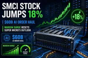 SMCI Stock Jumps 18% as $60B AI Order Haul and Margin Surge Reset Super Micro's Outlook