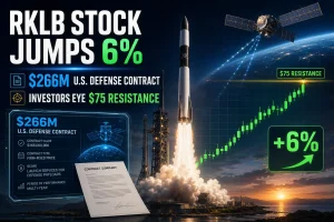 RKLB Stock Jumps 6% on $266 Million U.S. Defense Contract as Investors Eye $75 Resistance