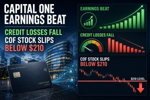 Capital One Earnings Beat as Credit Losses Fall, but COF Stock Falls Below $210