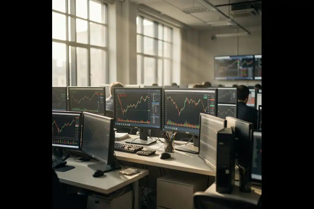 Stock trading slowed on Wednesday ahead of major earnings.