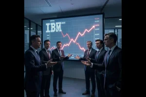 IBM stock still down nearly 25% after last week's announcement.