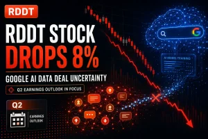RDDT Stock Drops 8% as Google AI Data Deal Uncertainty Overshadows Reddit's Q2 Earnings Outlook