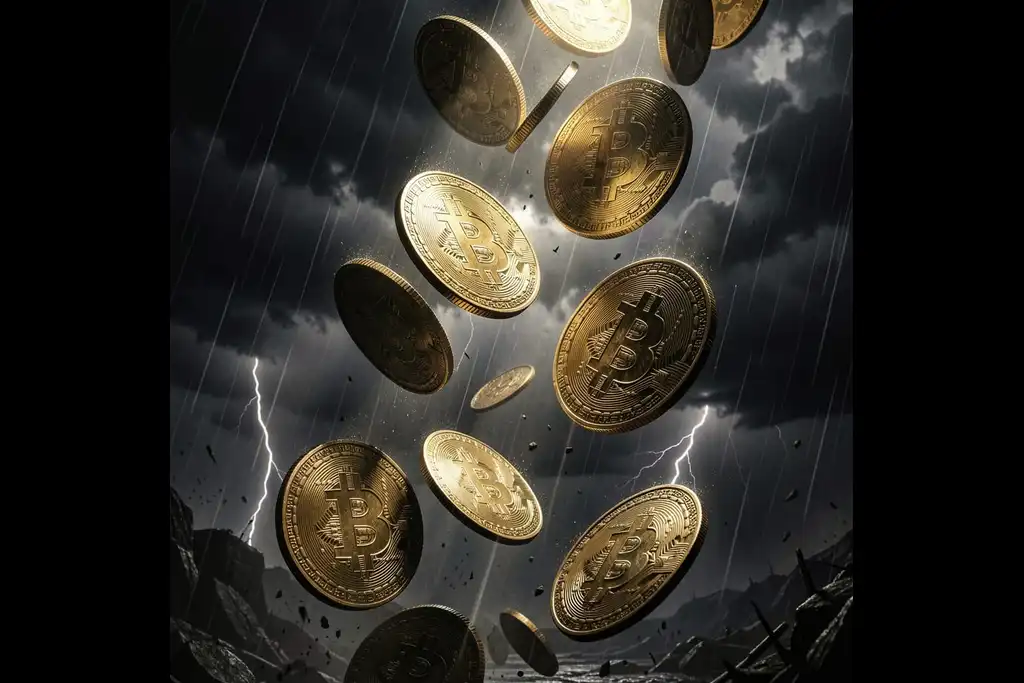 The Bitcoin price is falling after major hack this week.