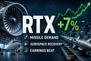 RTX Stock Jumps 7% as Missile Demand and Aerospace Recovery Drive Earnings Beat