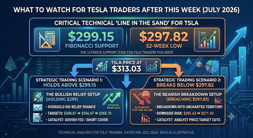 Cathie Wood Bets $50M on Tesla Dip: Q2 Margin Crunch, SpaceX Catalyst, and $299 Floor