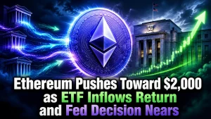 Ethereum Pushes Toward $2,000 as ETF Inflows Return and Fed Decision Nears