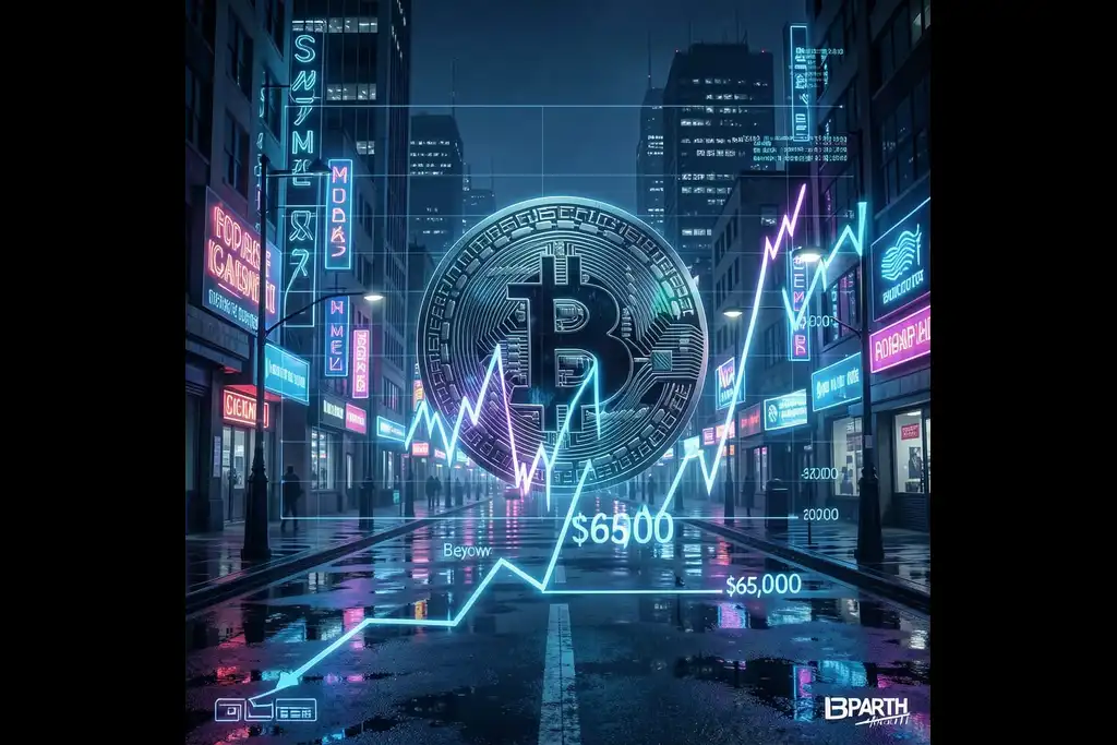 Bitcoin is having trouble moving beyond $65K. 