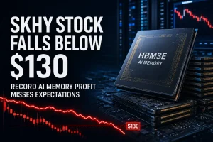 SKHY Stock Falls Below $130 as SK Hynix's Record AI Memory Profit Misses Lofty Expectations