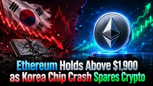 Ethereum Holds Above $1,900 as Korea Chip Crash Spares Crypto
