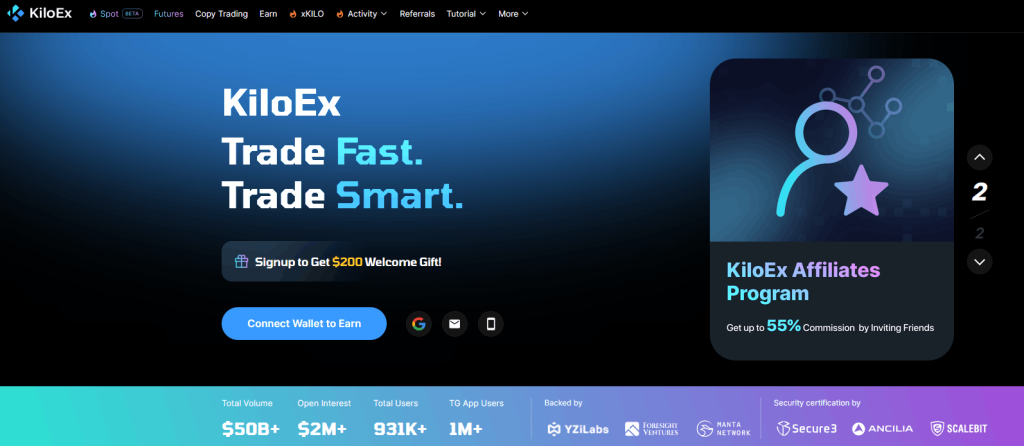 KiloEx No KYC KiloEx No KYC