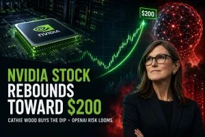 Nvidia Stock Rebounds Toward $200 as Cathie Wood Buys the Dip, but OpenAI Risk Looms