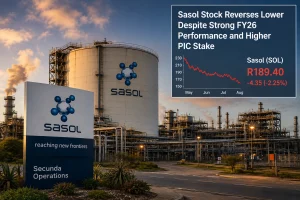 Sasol Shares Pull Back as Falling Oil Prices Erase July Gains